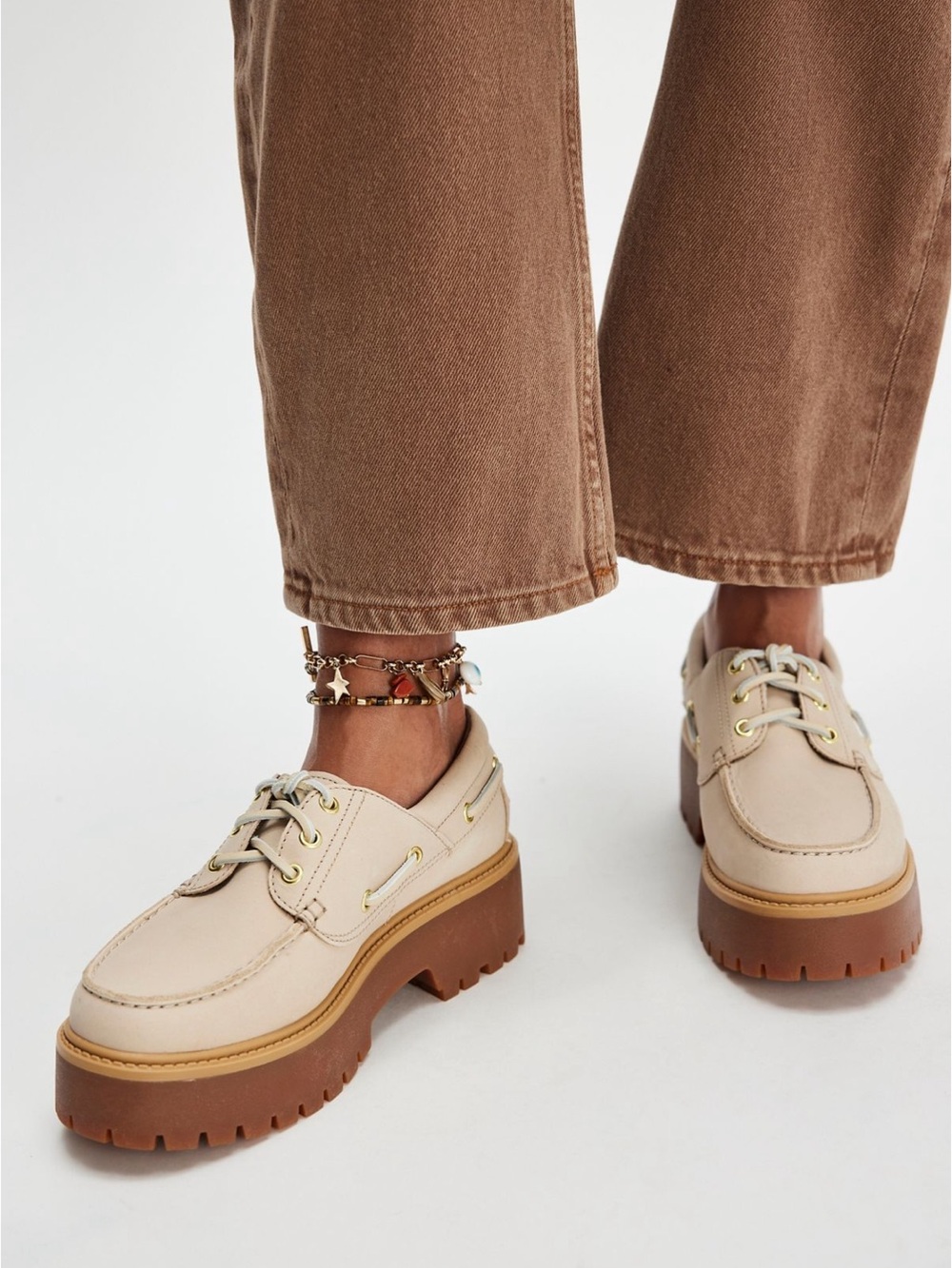 New Timberland Stone Street Boat Shoes